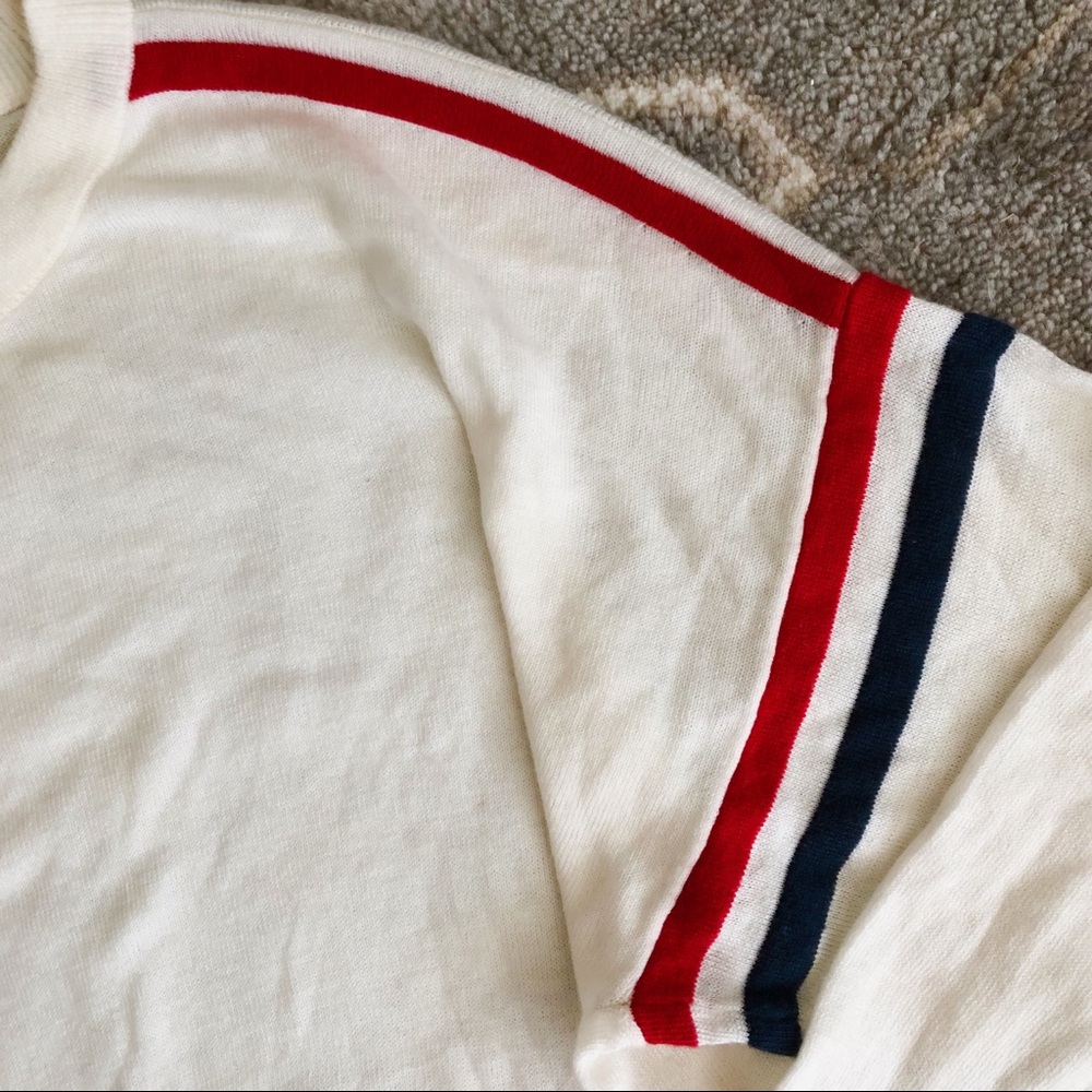 Garage Stripe Detail Knit L/S Top - Picture 2 of 3